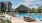 resort style pool with seating
