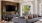 clubhouse lounge with tv seating and table